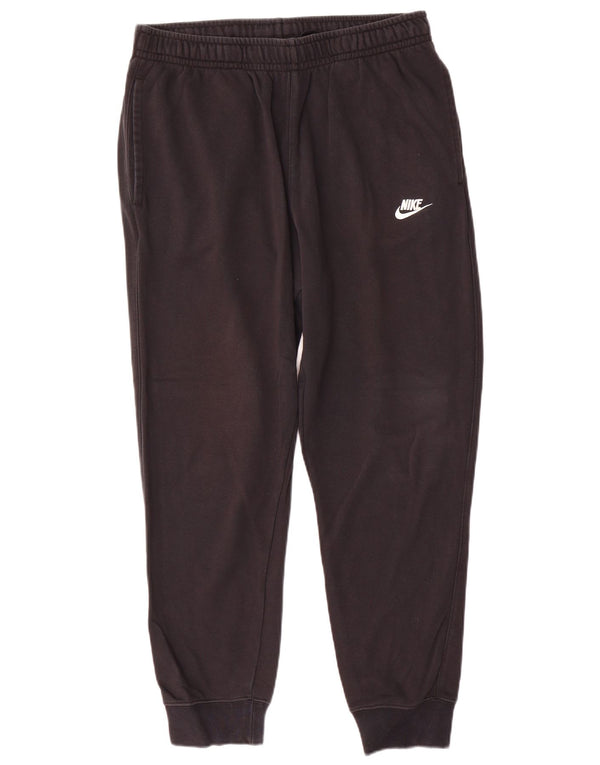 Calça de treino masculina Nike joggers grande algodão preto