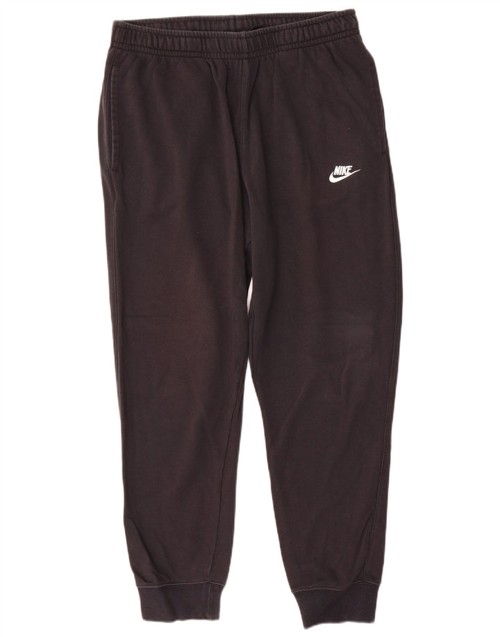 Calça de treino masculina Nike joggers grande algodão preto