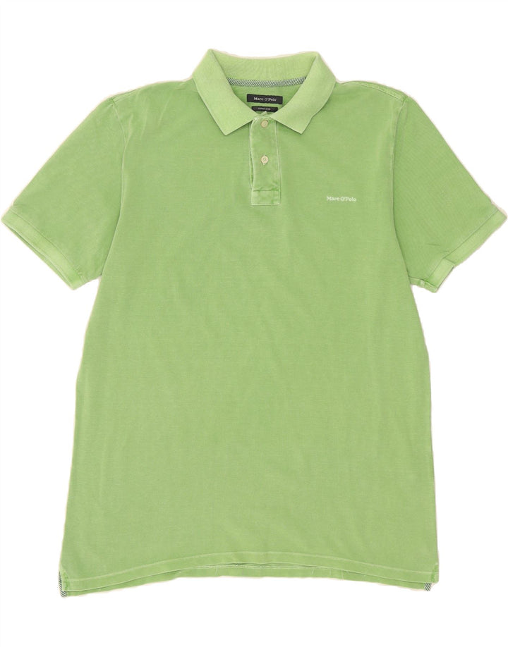 MARC O'POLO Mens Polo Shirt 2XL Green Cotton Vintage Marc O'Polo and Second-Hand Marc O'Polo from Messina Hembry 