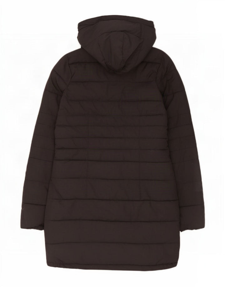 Casaco feminino acolchoado com capuz O'Neill UK 10 pequeno preto poliamida