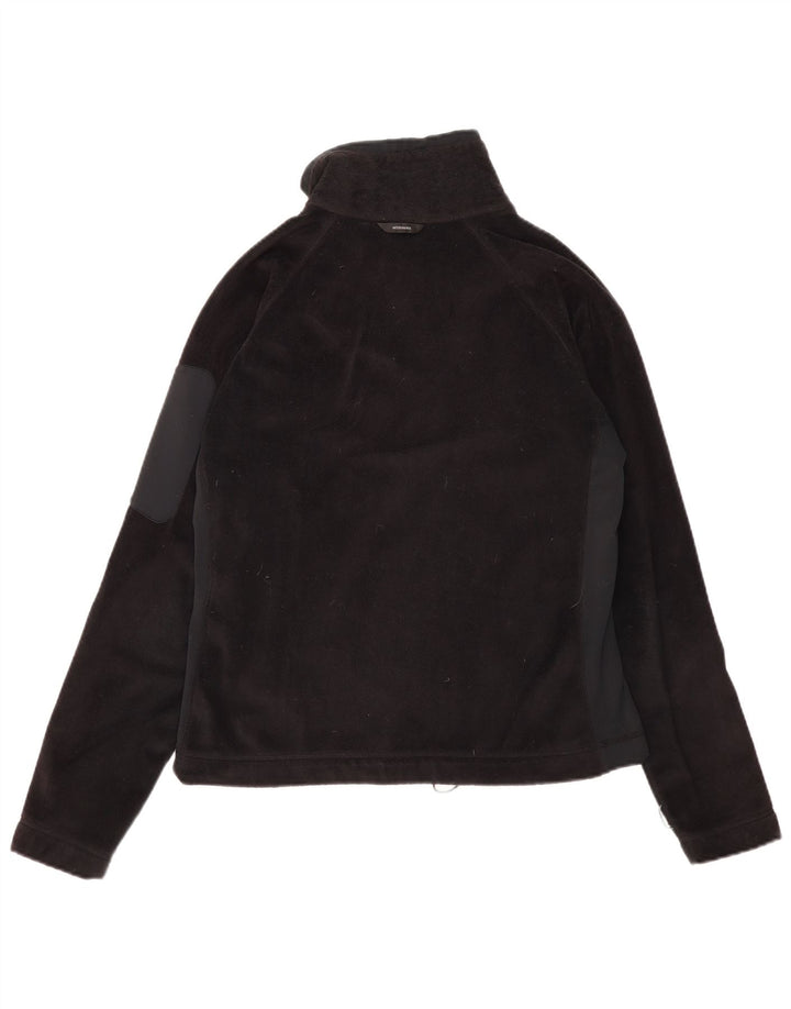 Columbia Womens Interchange Fleece Jacket UK 16 Grande Poliéster Preto