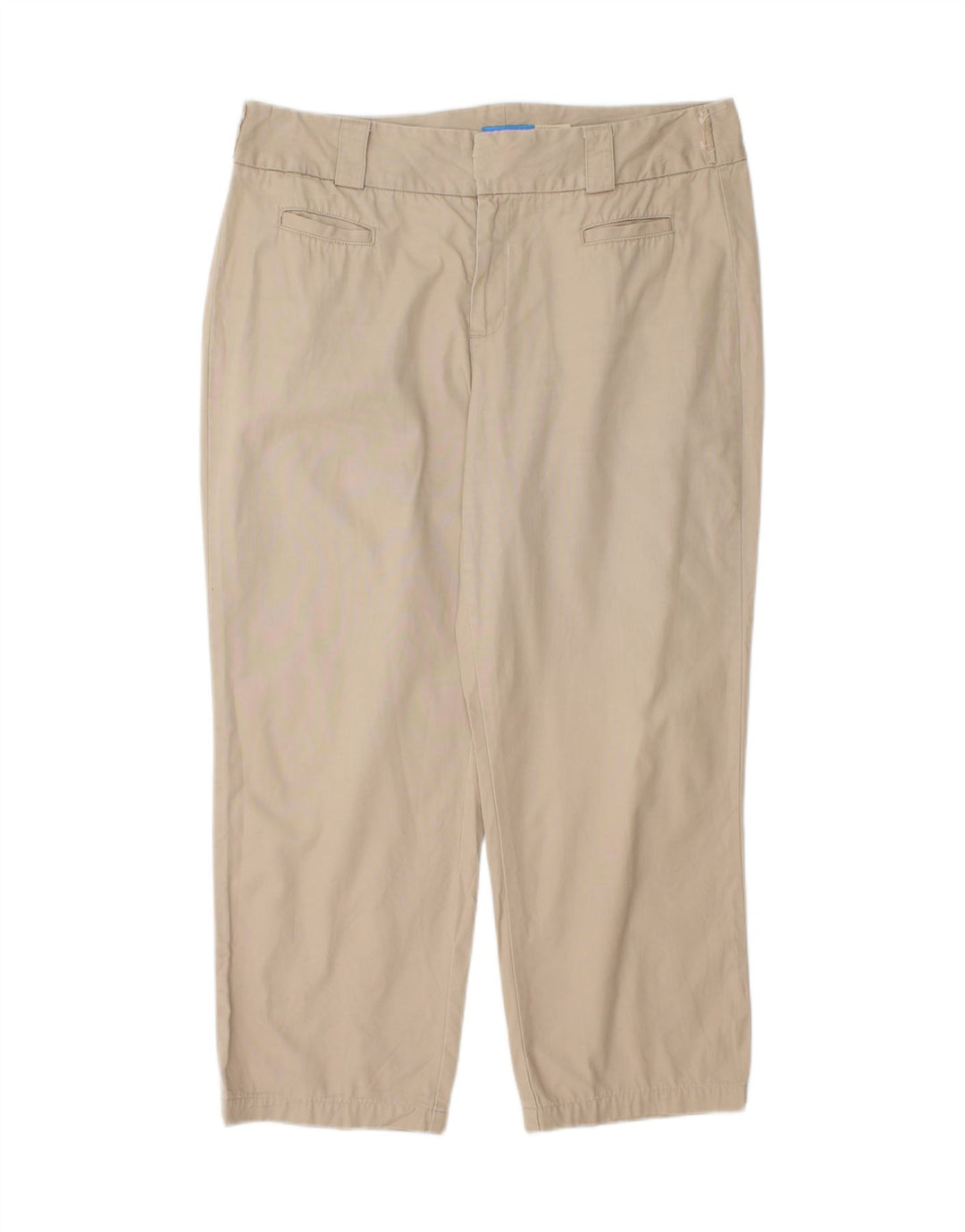 DOCKERS Womens Cropped Trousers US 14 XL W36 L26 Beige Cotton Vintage Dockers and Second-Hand Dockers from Messina Hembry 