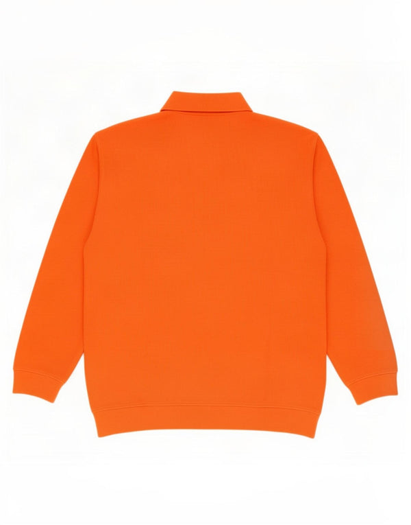 Suéter masculino Daniel Hechter com gola polo IT 50 algodão laranja médio