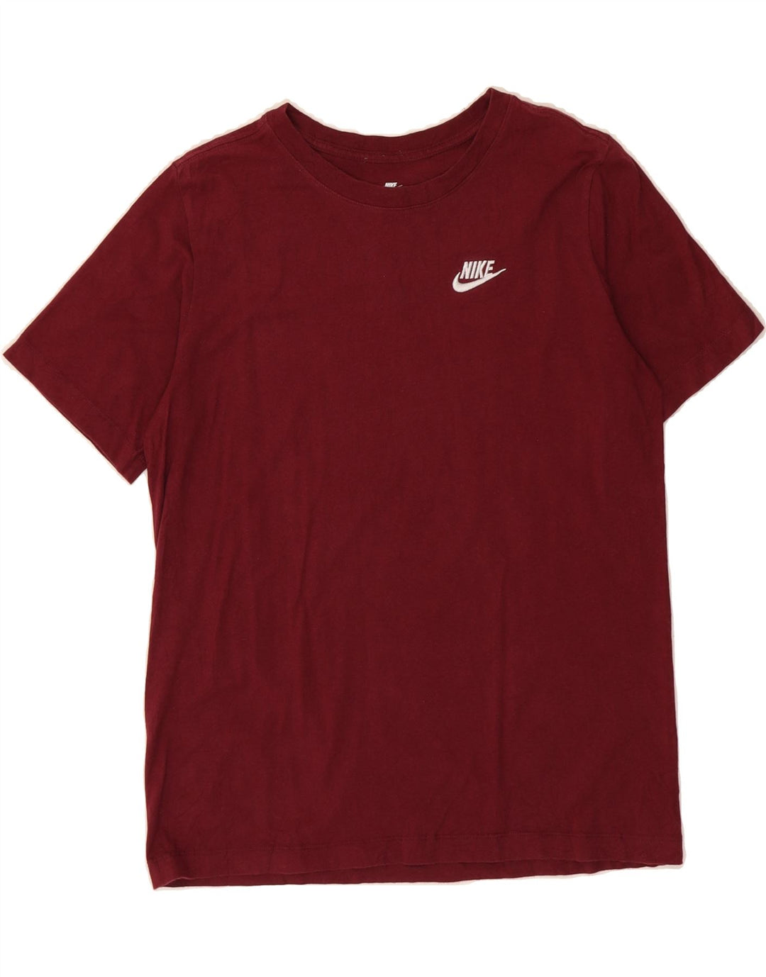 NIKE Womens T-Shirt Top UK 18 XL Burgundy Vintage Nike and Second-Hand Nike from Messina Hembry 