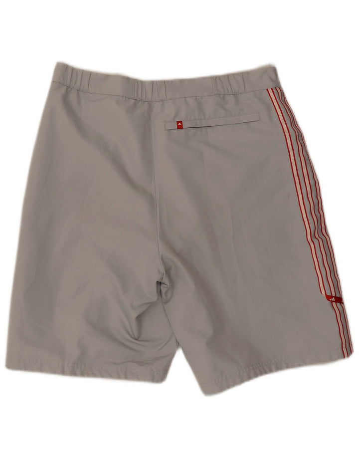 Adidas Masculino Casual Shorts Médio W34 Cinza Poliéster