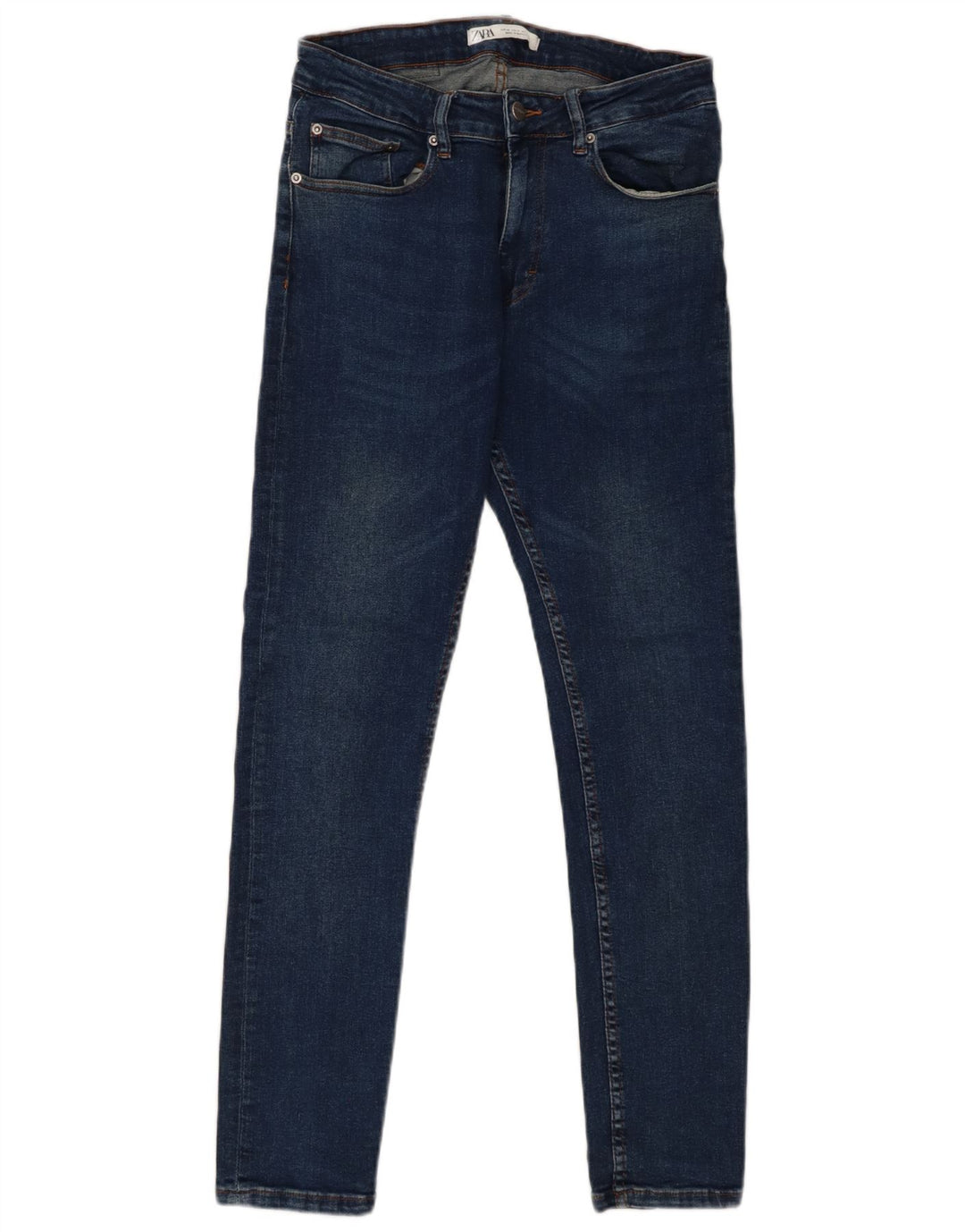 ZARA Mens Slim Jeans EU 40 Médio W31 L29 Azul Algodão