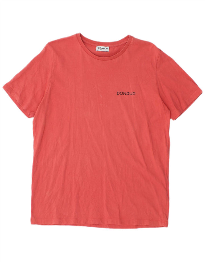 Camiseta masculina DONDUP Top médio algodão rosa