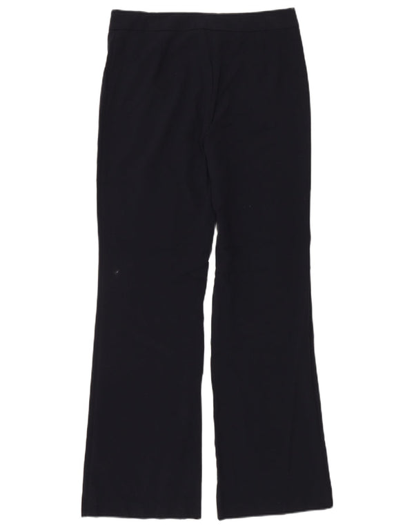 MARKS & SPENCER Womens Casual Trousers UK 10 Small W30 L30 Navy Blue