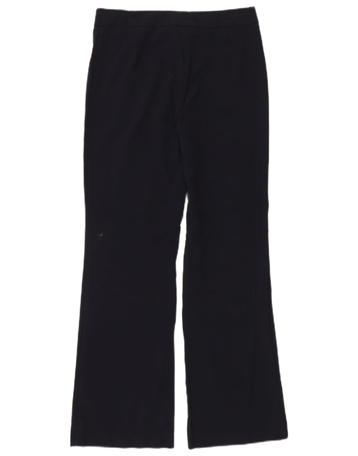 Calça casual feminina MARKS & SPENCER UK 10 pequena W30 L30 azul marinho