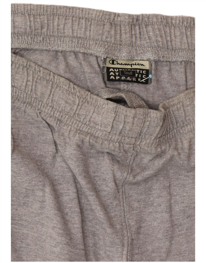 Calça de treino masculina CHAMPION pequena cinza manchada