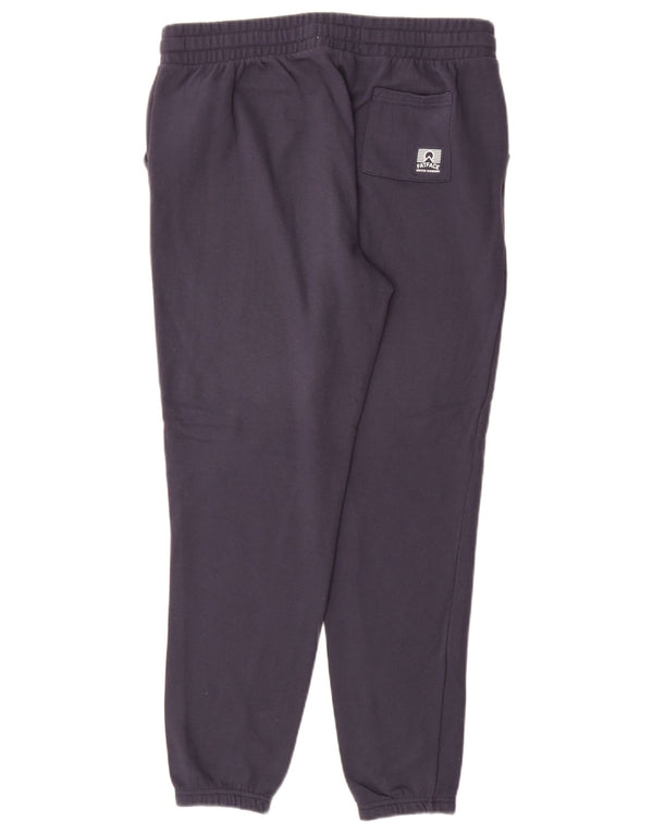 Calça de treino feminina Fat Face Joggers Reino Unido 12 algodão azul marinho médio