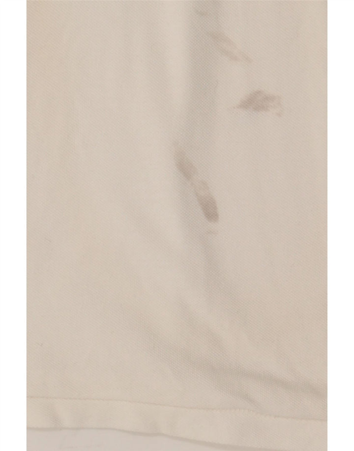 NAPAPIJRI Boys Polo Shirt 13-14 Years White Cotton Vintage Napapijri and Second-Hand Napapijri from Messina Hembry 