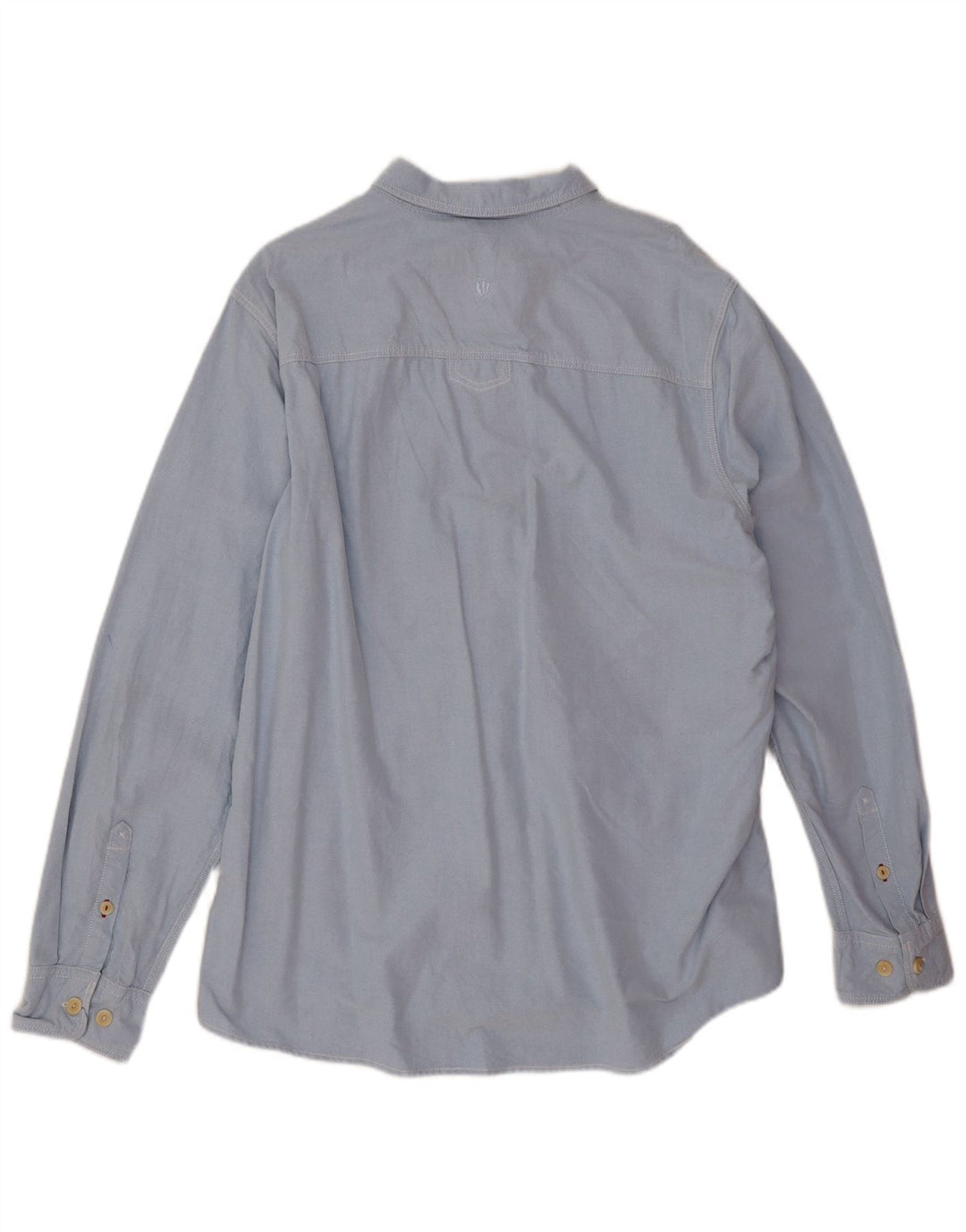 Camisa masculina Fat Face XL algodão azul