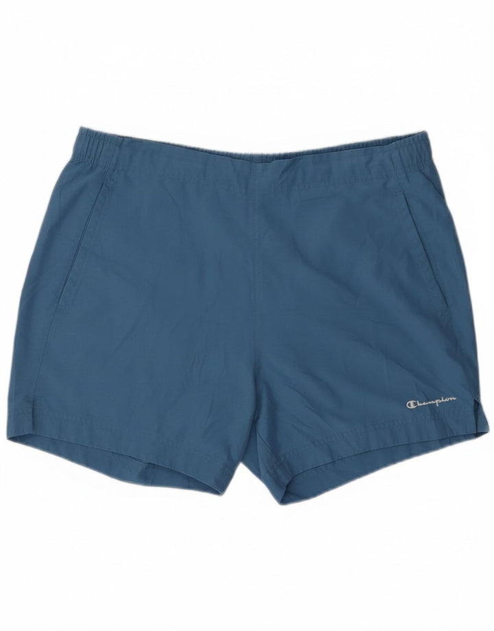 Shorts de natação masculino Champion grande azul poliéster