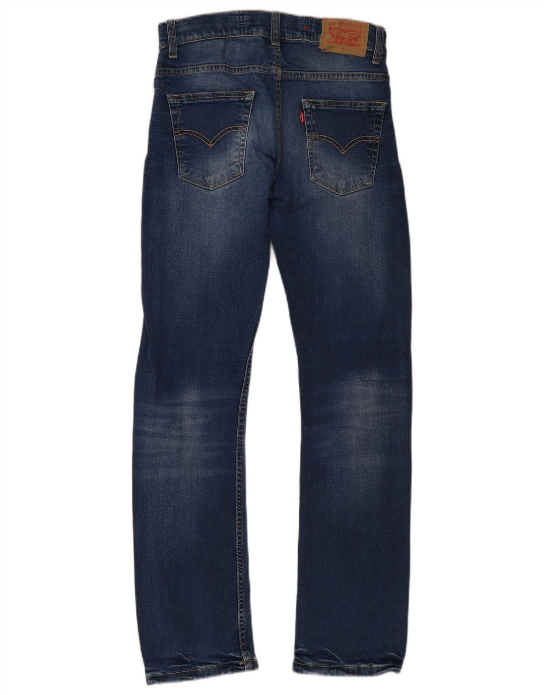 Levi's Meninos 511 Slim Jeans 13-14 Anos W26 L29 Azul Algodão