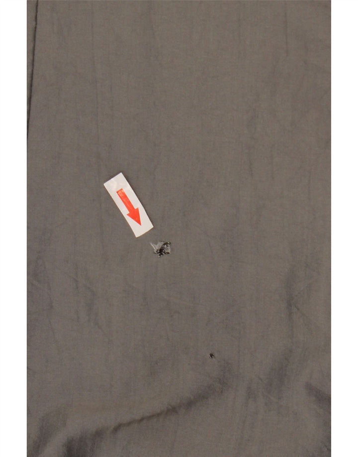 Jaqueta bomber Sherpa masculina vintage UK 40 grande cinza