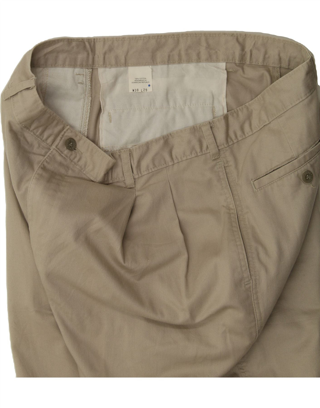 DOCKERS Mens Pegged Chino Trousers W38 L29 Beige Cotton Vintage Dockers and Second-Hand Dockers from Messina Hembry 