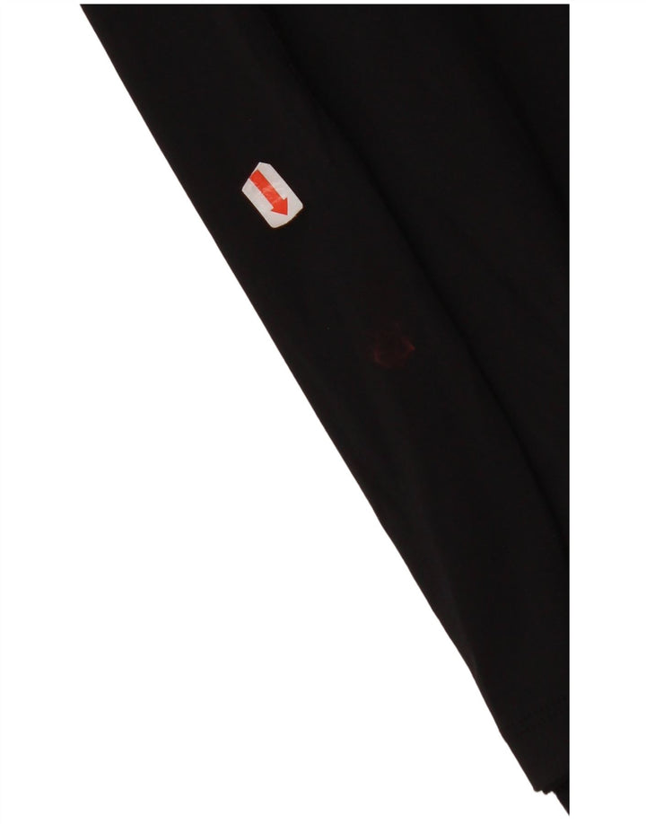 Calça de treino feminina NIKE EUA 8/10 médio preto nylon