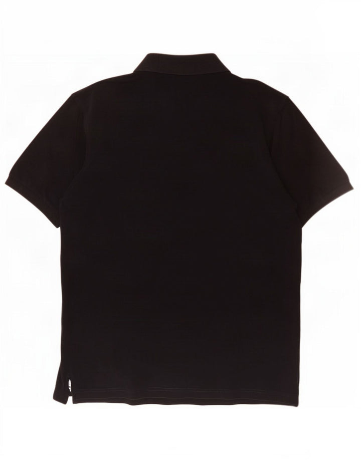 Camisa polo masculina Hugo Boss grande algodão azul marinho