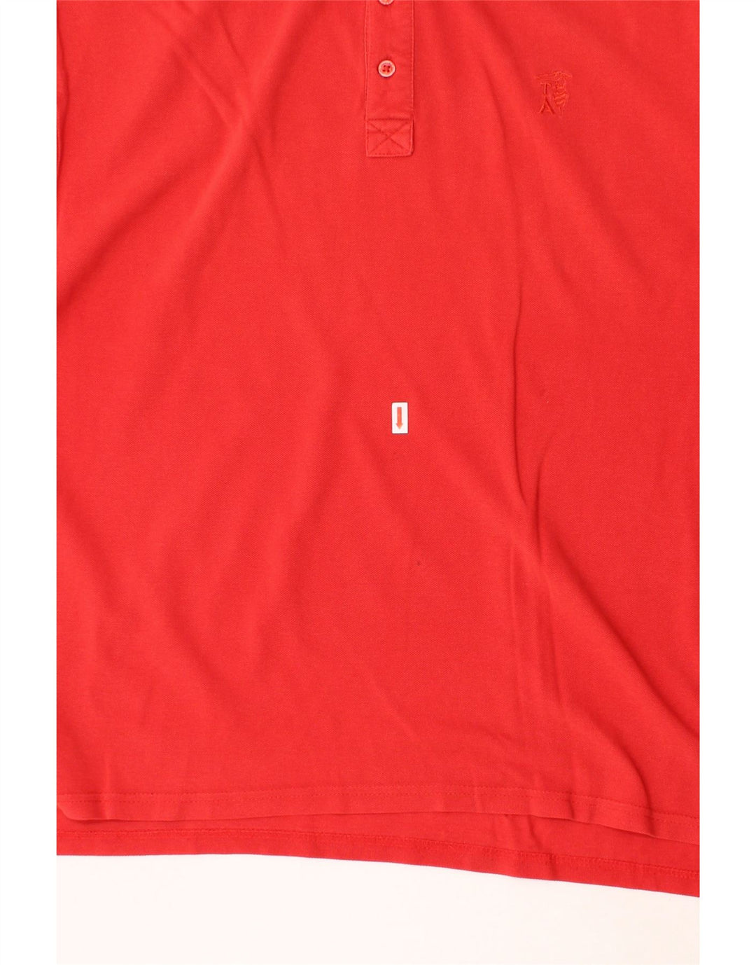 TRUSSARDI Mens Polo Shirt 3XL Red Cotton Vintage Trussardi and Second-Hand Trussardi from Messina Hembry 