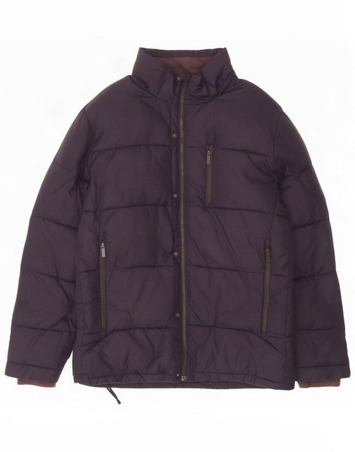 Jaqueta acolchoada masculina Joules UK 40 grande poliamida azul marinho