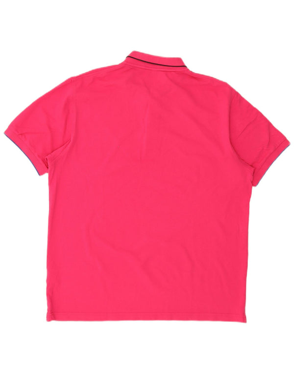 Camisa polo masculina Sun68 2XL algodão rosa