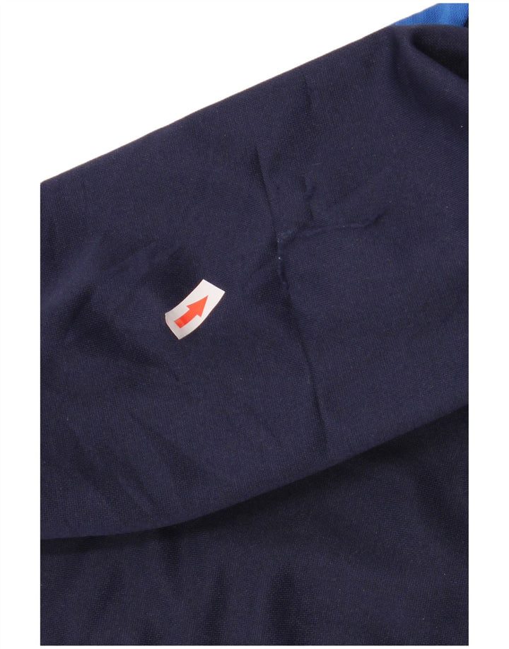 Kappa Mens Treino Top Jaqueta 2XL Azul Marinho Colourblock Poliéster