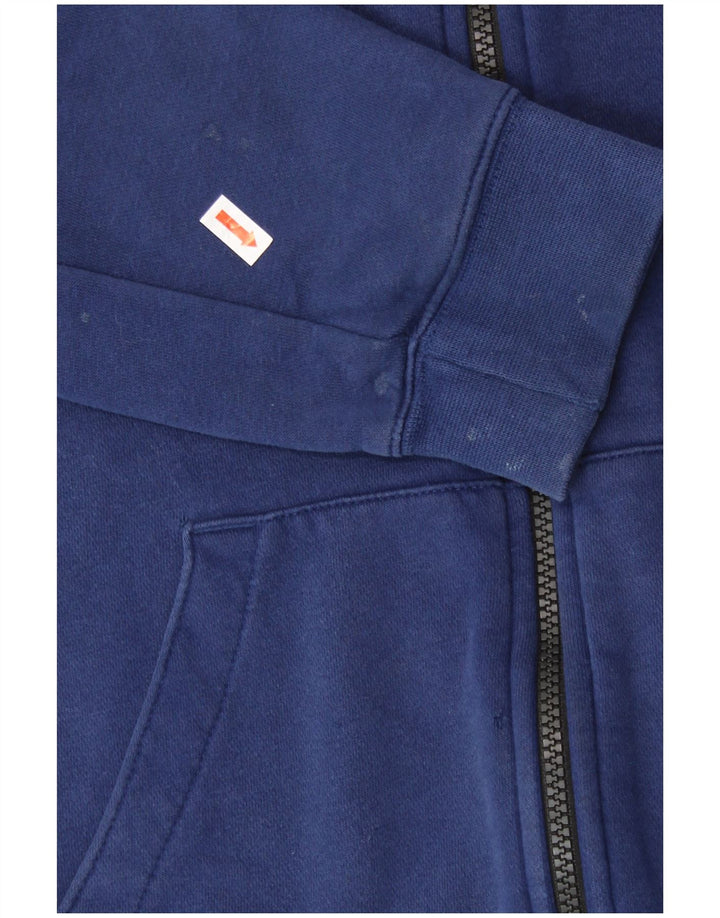 Suéter Nike Boys Air Zip com capuz 13-14 anos XL azul colorblock algodão