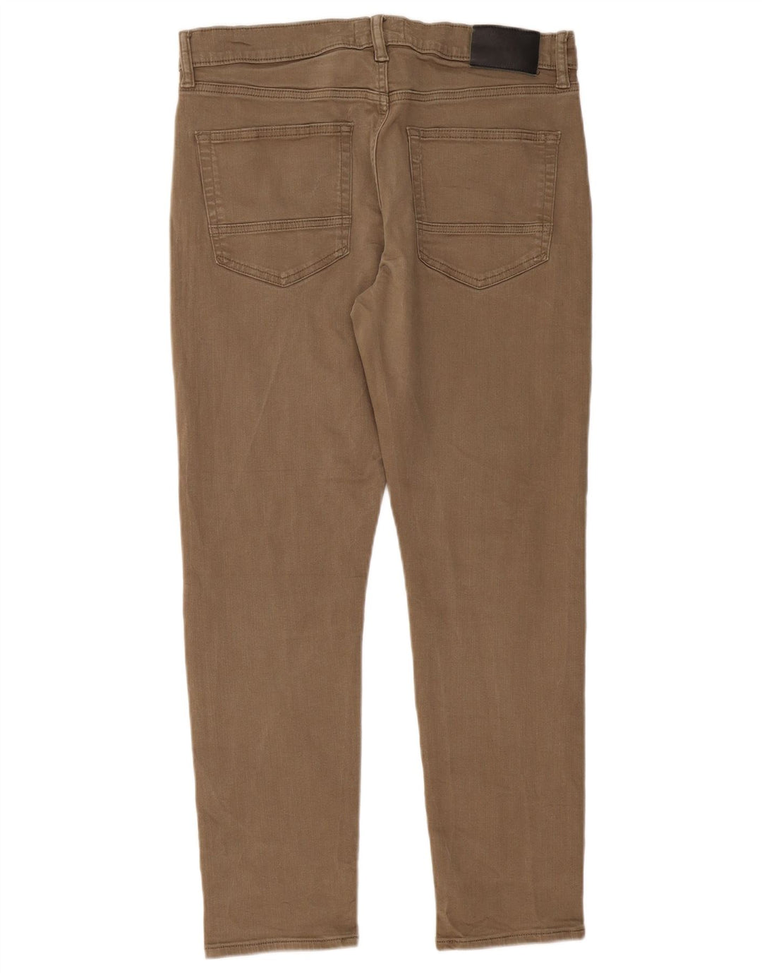Marks & Spencer Mens Jeans Slim W34 L29 Algodão Cáqui