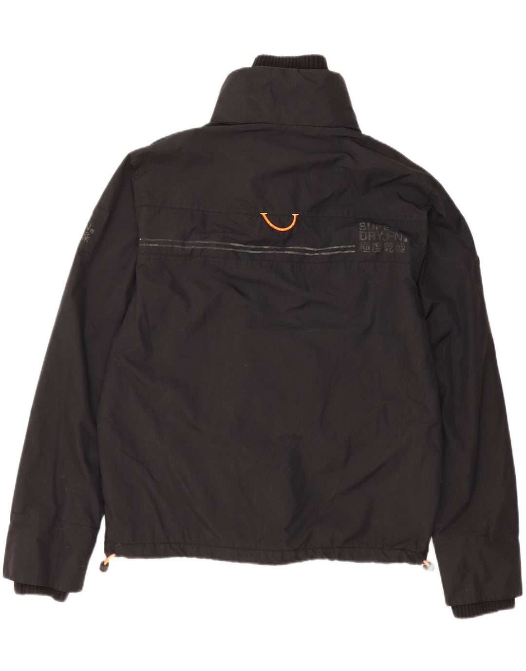 Jaqueta corta-vento masculina SUPERDRY UK 40 grande nylon preto