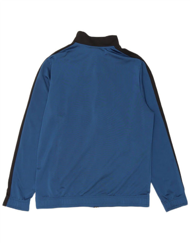 Reebok Mens Tracksuit Top Jacket Médio Azul Colorblock Poliéster