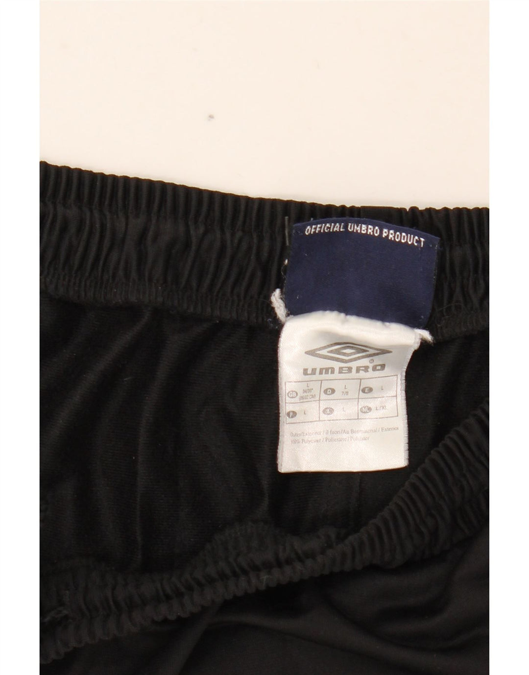 Calça de treino masculina UMBRO grande preta
