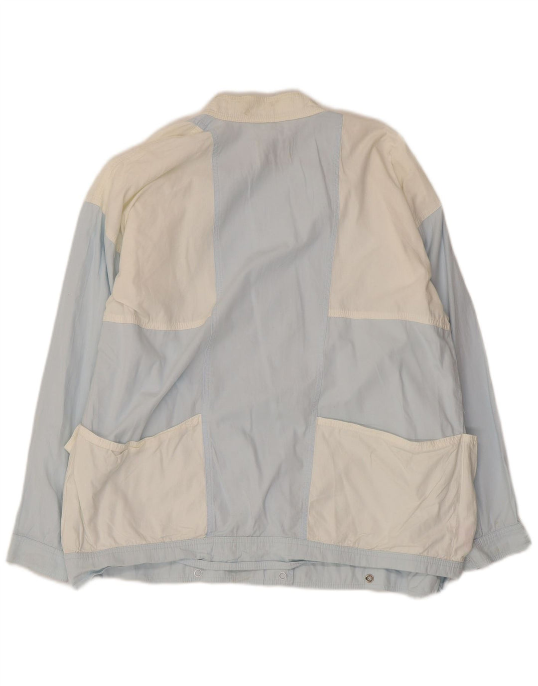 Jaqueta utilitária feminina PENNY BLACK Reino Unido 14 grande algodão colorido azul