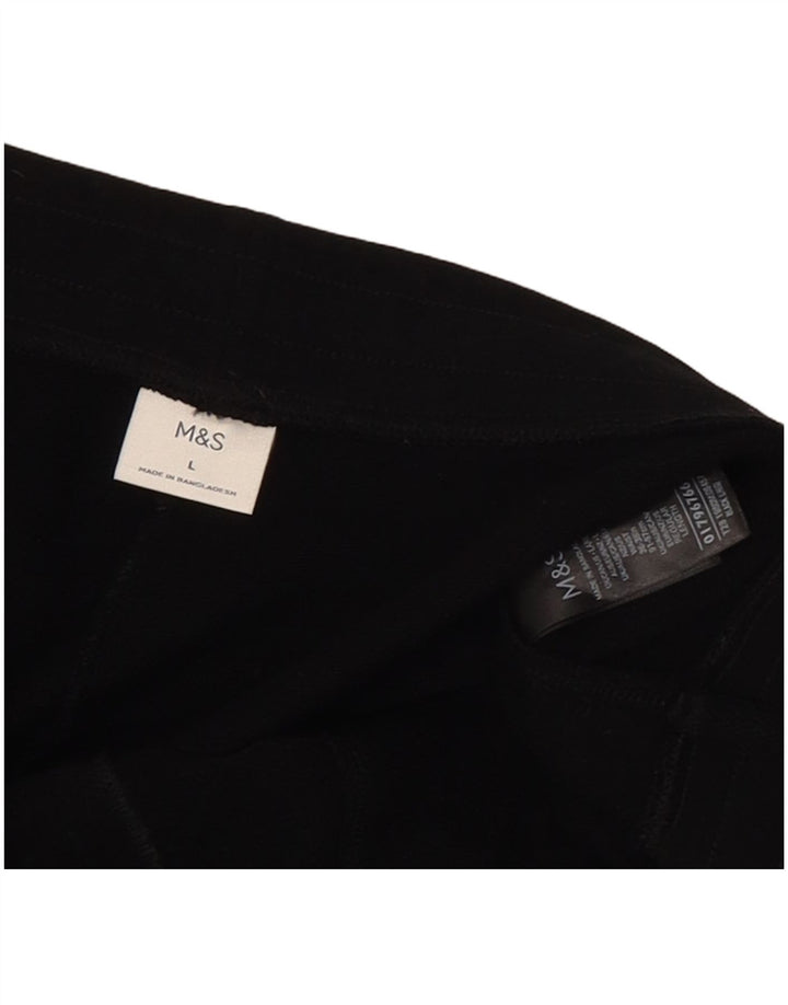 Shorts esportivos masculinos Marks & Spencer grandes de algodão preto