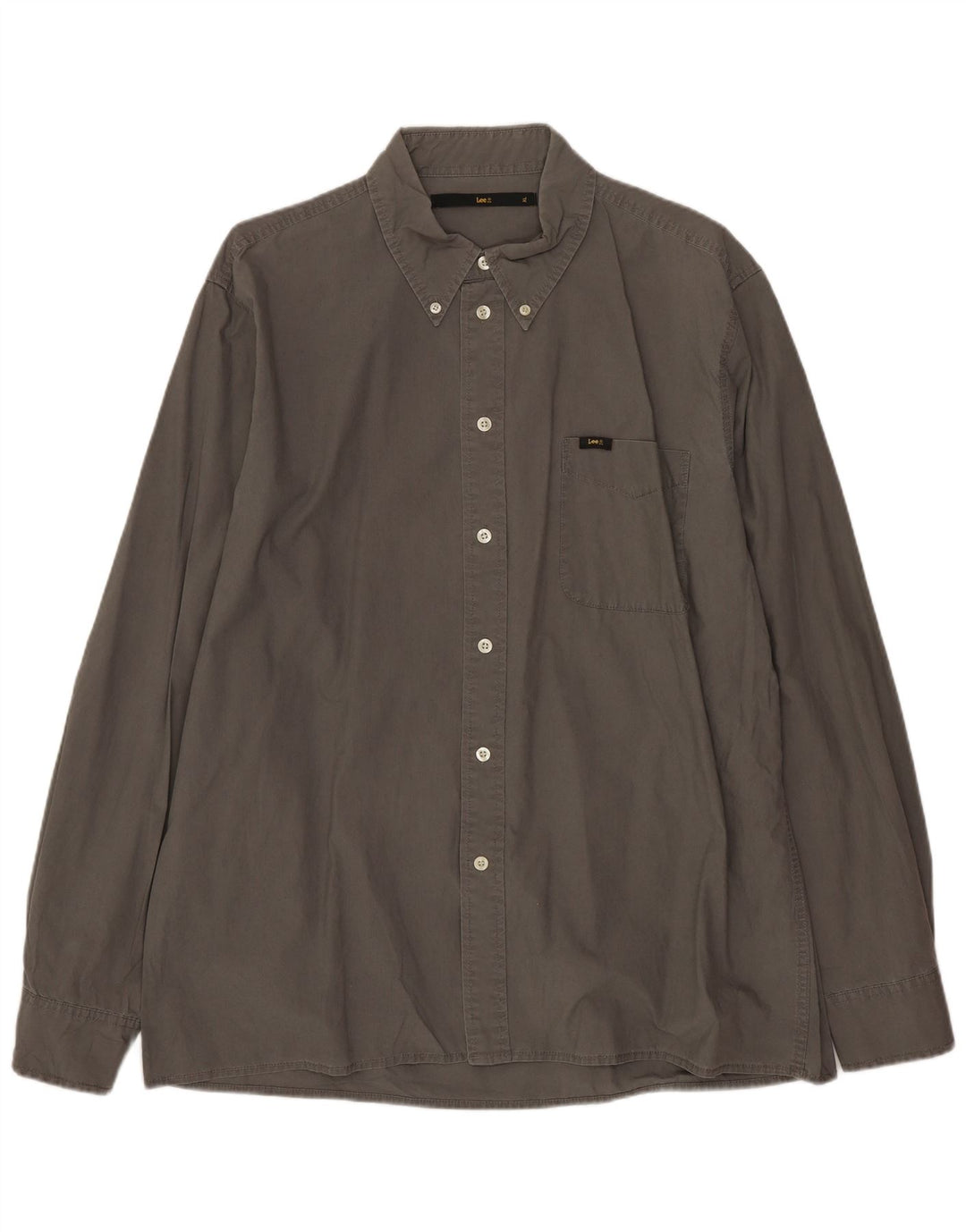 Camisa masculina LEE XL cinza algodão