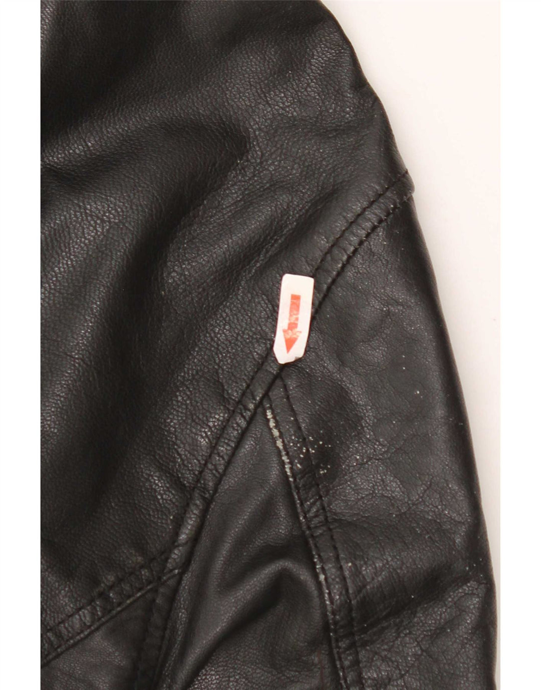 Jaqueta masculina de couro para motociclista Only & Sons Reino Unido 40 grande preta