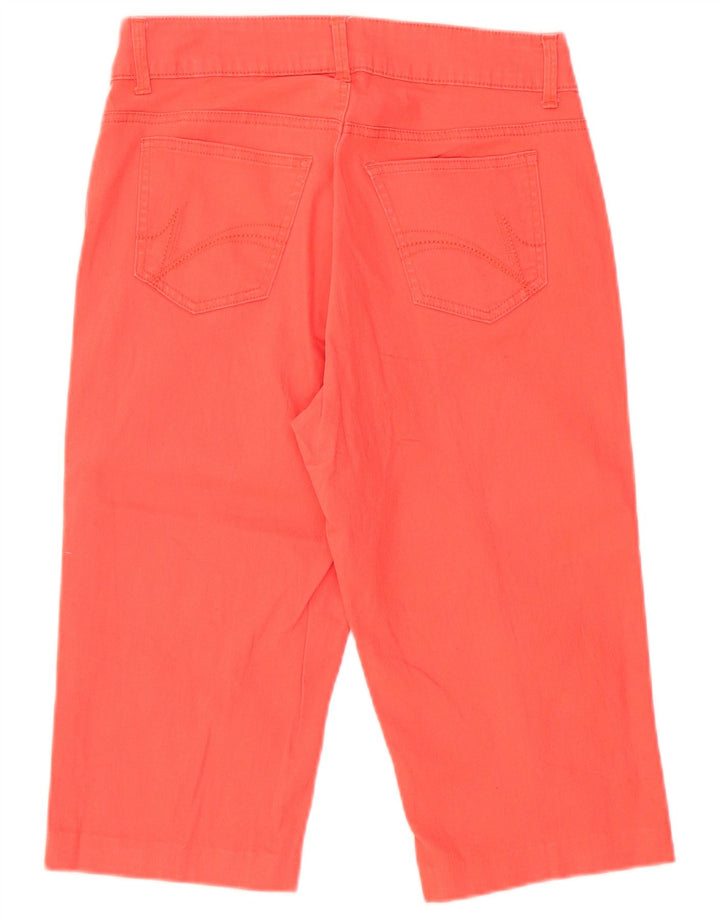 LEE Shorts feminino casual US 8 médio W30 algodão laranja