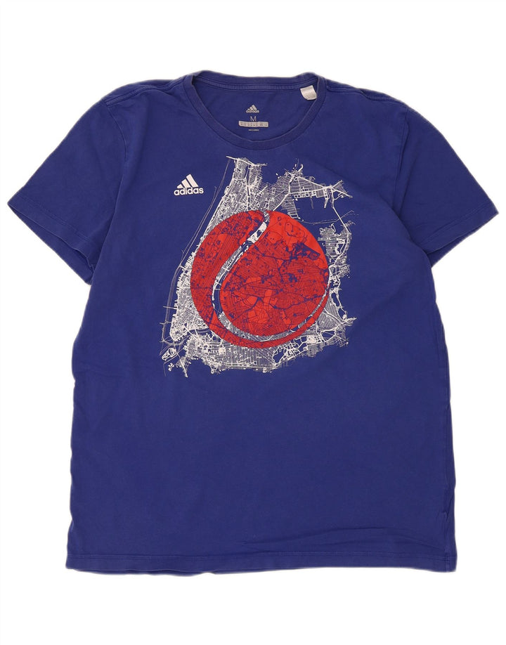 Camiseta Adidas Masculina Graphic Top Azul Médio