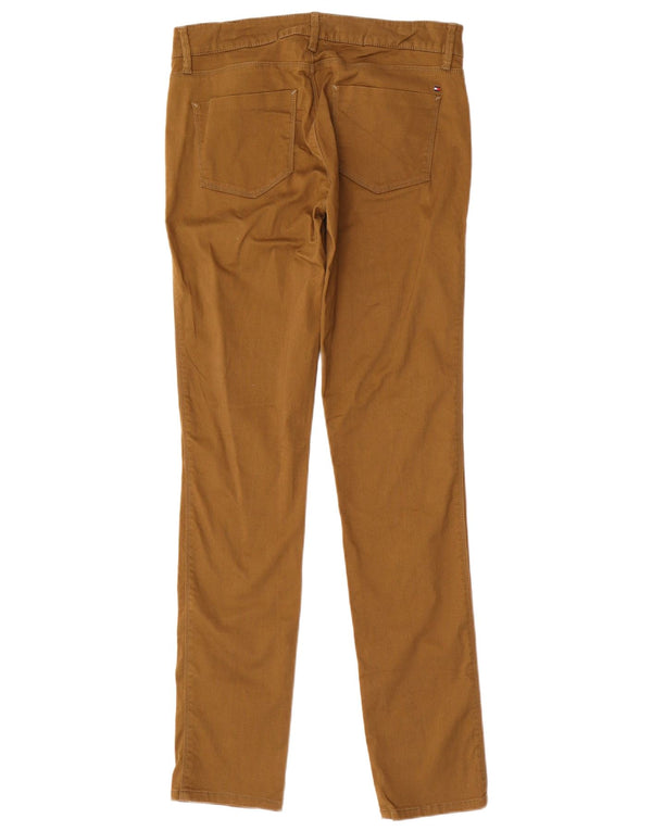 Calça casual feminina Tommy Hilfiger Milan RW Slim Fit W28 L33 cáqui