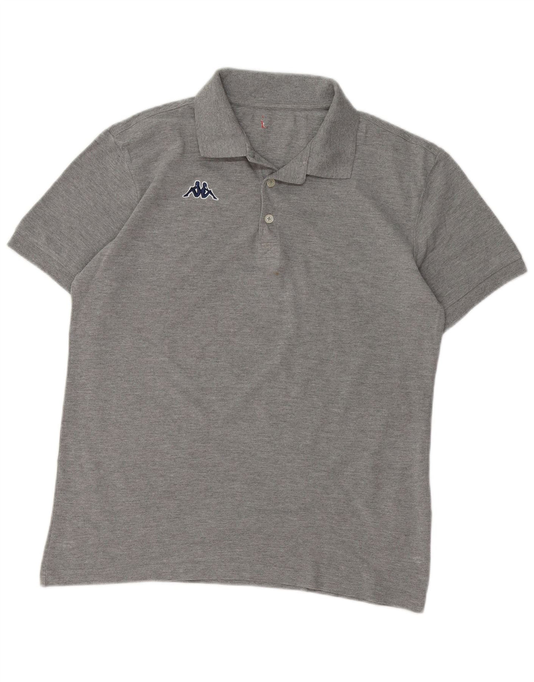 Camisa polo masculina KAPPA algodão cinza médio