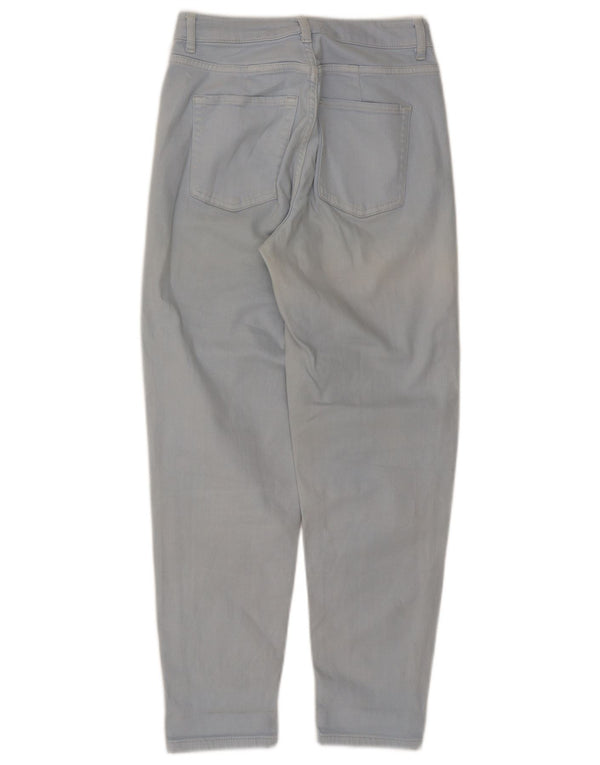 Calça jeans feminina de cintura alta Marks & Spencer UK 8 pequena W27 L27 azul