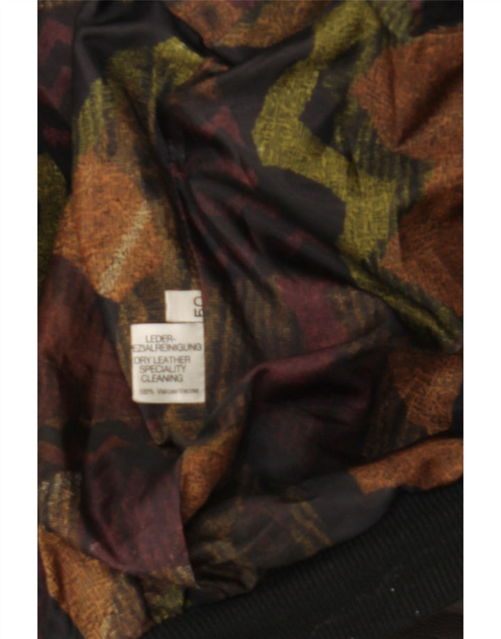 Jaqueta de couro masculina VINTAGE IT 50 grande couro marrom