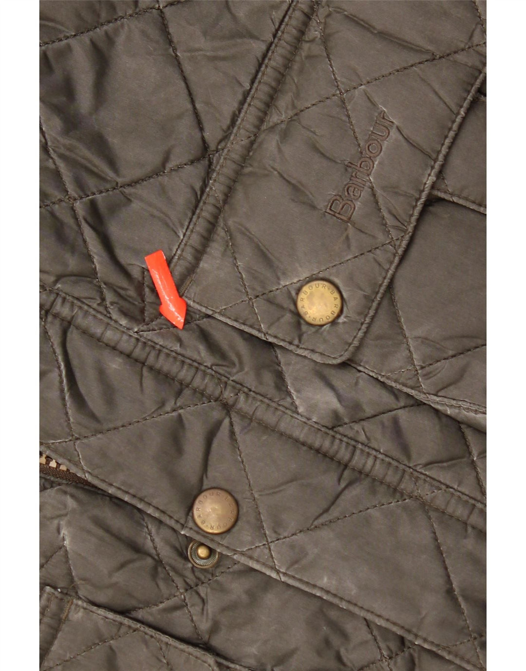 Jaqueta acolchoada masculina Barbour 12-13 anos XL cáqui poliamida