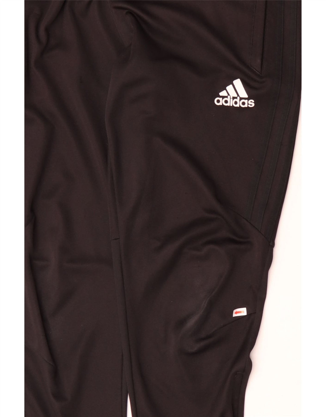 ADIDAS Mens Clima Proof Calças de treino grandes poliéster preto