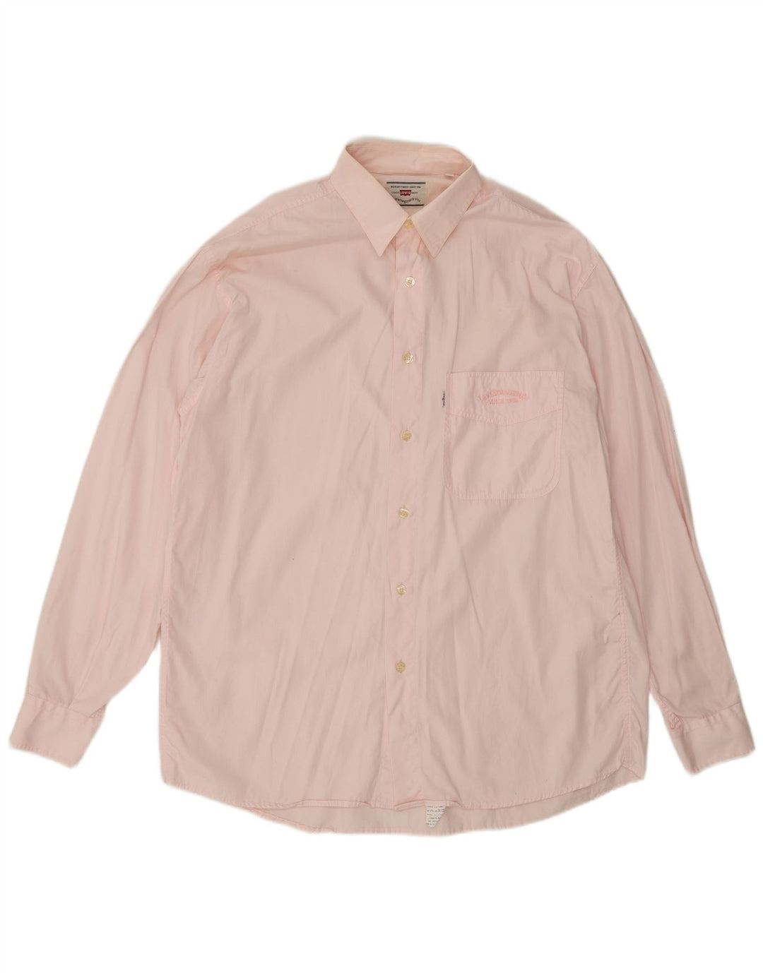 Camisa masculina LEVI'S médio rosa algodão clássico