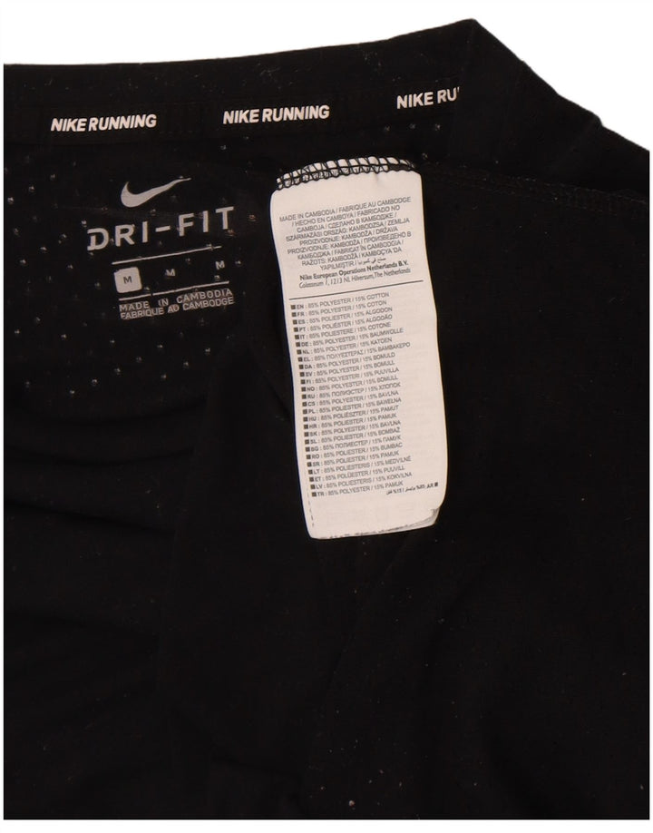 Camiseta Nike Masculina Dri Fit Top Médio Poliéster Preto