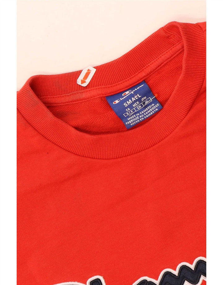 Champion moletom gráfico masculino jumper pequeno vermelho