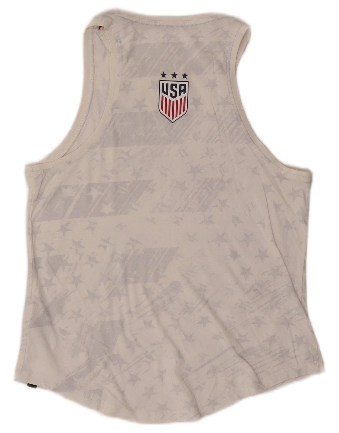 Colete gráfico feminino Nike UK 12 médio algodão branco