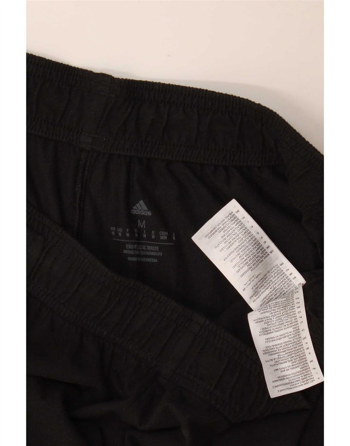 Shorts esportivos gráficos masculinos Adidas médio algodão preto