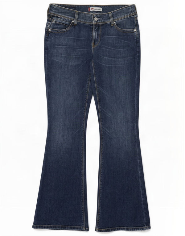 Calça jeans feminina Levi's 479 Booty Flared W30 L32 azul algodão